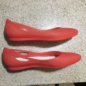 CROCS flats